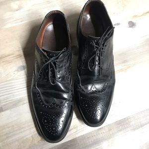 Allen Edmonds Hinsdale Wingtips Black Oxfords